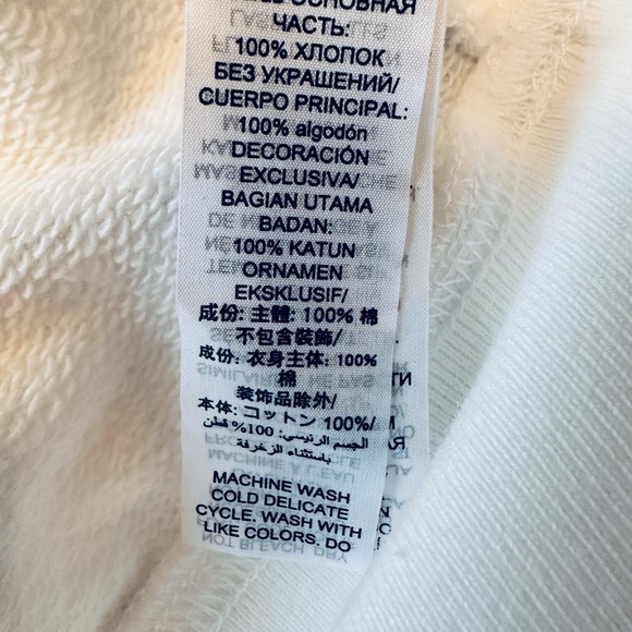 NWT Tory Burch Relaxed Heavy French Terry Crew and Jogger Set - Picture 12 of 13